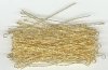 100 2" 24ga Bright Gold Fine Eye Pins